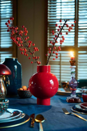 Pip studio vase metal small red 18x24