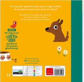 Boek mijn dieren | geluidenboekje karton