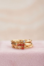 My jewellery ring | goud vintage onestone crystal.