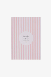 zusss ansichtkaart hoe ouder roze/wit
