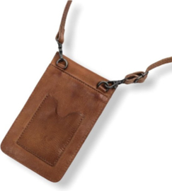 Bear Design telefoontasje 'Priya'  | cognac