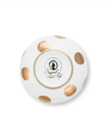 Pip studio bowl dot delight whitegold 15cm