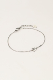 My Jewellery armband met vlinder zilver