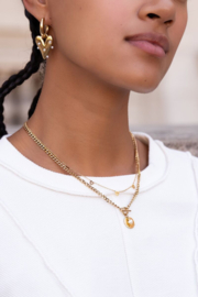 my jewellery ketting | open hartjes goud