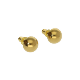 camps & camps oorbellen | Medium Golden Studs