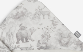 jollein Badcape 75x75cm | Pimpelmees Forest Animals