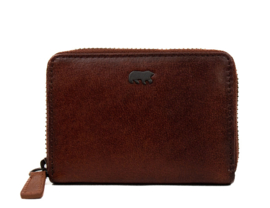 bear design pasjeshouder 'Rudie' cognac