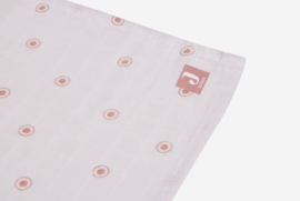 Jollein hydrofiele doek 115x115cm | halo rosewood