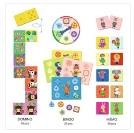 Djeco bingo memo domino | kleine vriendjes