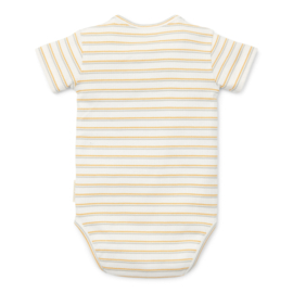 Little Dutch new born little farm romper korte mouw multi streep