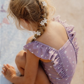 little dutch zwempak met volants | mauve