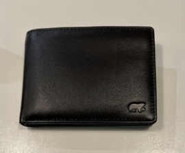Bear Design vincent leren billfold FR-7208 | zwart