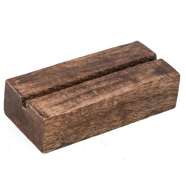 homebound tegeltjes houder hout walnoot
