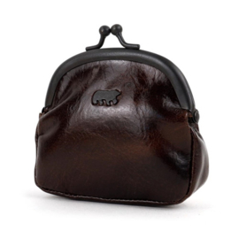 Bear Design klassieke beugelportemonnee 'Lilly' brown