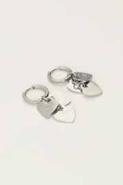 My Jewellery oorbellen | candy couture hartjes zilver