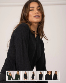 TILTIL Arro V-neck knit black