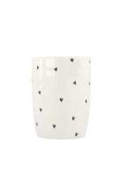 Zusss koffiemok hartjes wit
