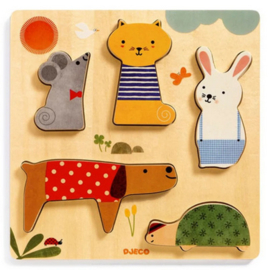 Djeco relief puzzel | woodypets
