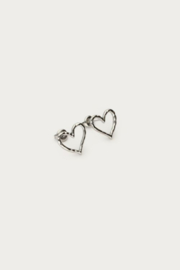 My Jewellery Oorbellen studs open hart zilver