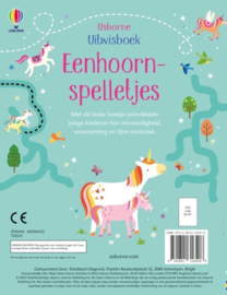 eenhoornspelletjes uitwisboek