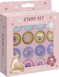 Little Dutch fairy garden stempel set 16 stuks