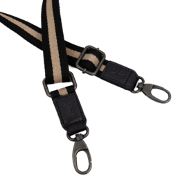 Bear  Design Bag strap Micky zwart beige zwart