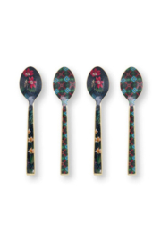 Pip studio set/4 spoons enamelled berry blues 14.5cm