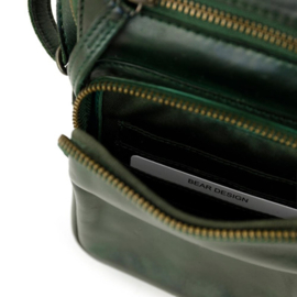 Bear Design Kleine schoudertas 'Alexis' green