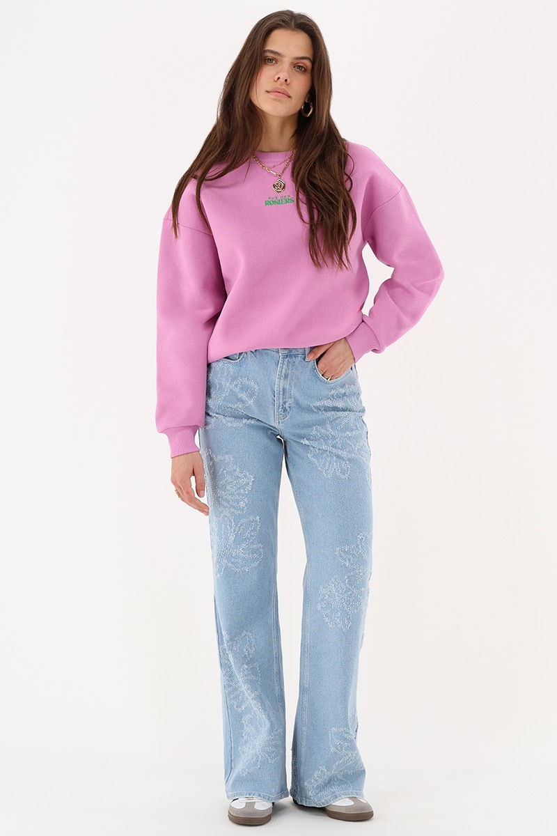 My Jewellery Roze sweater "Rue des Rosiers"