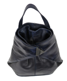 Bear design vouwugzakje 'Lisa' black