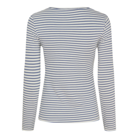 Marta Du Chateau t-shirt - long sleeved tee jeans/white