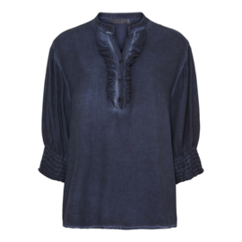 marta du chateau blouse Unnur blue scuro
