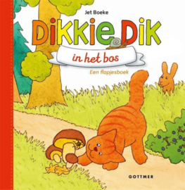 Dikkie Dik in het bos | karton flapjesboekje