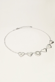 My Jewellery ketting chunky hartje zilver
