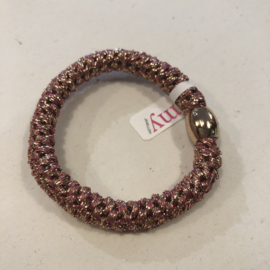 My Jewellery elastiek | roze met goud