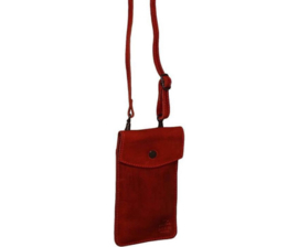 Bear Design telefoontasje 'Priya'  | rood