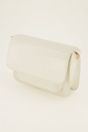 My Jewellery tas | schoudertas croco print creme