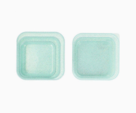 tutete set trommeltjes glitter aqua
