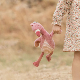 Little Dutch Knuffel Flamingo - Roze - 35 cm Safari Friends