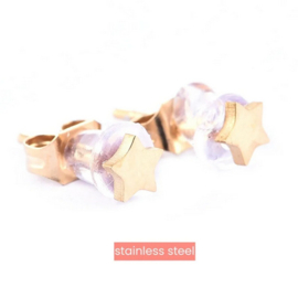 Go Dutch Label Oorbel steker kleine ster - 14K