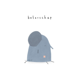 wenskaart klein liefs | beterschap