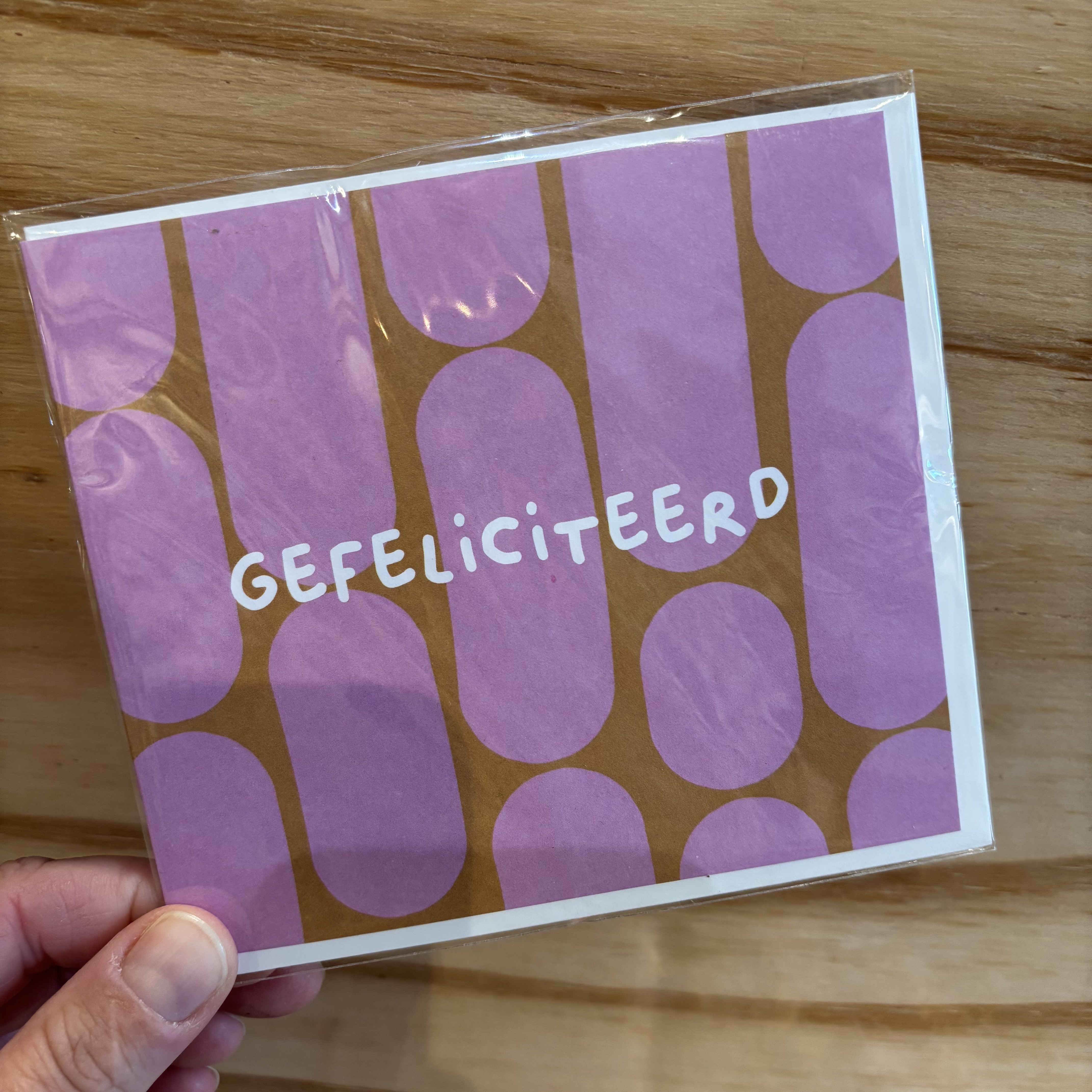 Pippa wenskaart gefeliciteerd