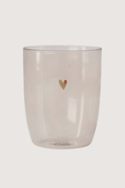 zusss drinkglas hartje zand
