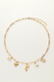 My Jewellery bedelketting vallende ster goud