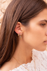 My Jewellery Oorringen met druppel & driehoek