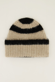My Jewellery Stripe knitted beanie
