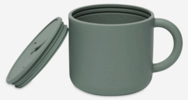 jollein siliconen snackcup | ash green