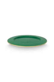 Pip Studio metal plate dark 32cm