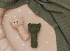 Jollein rammelaar teddy bear | leaf green