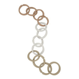 Little Dutch loops speelgoedringen | beige 12 stuks